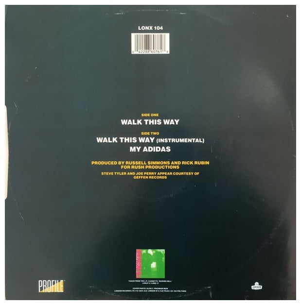 RUN DMC - WALK THIS WAY | 12" MAXI SINGLE USADO