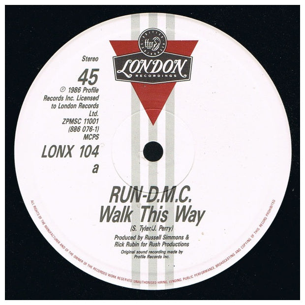 RUN DMC - WALK THIS WAY | 12" MAXI SINGLE USADO