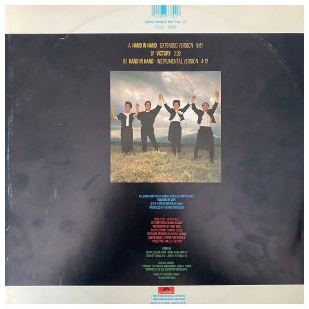 KOREANA - HAND IN HAND (SEUL '88 OLYMPIC SONG) | 12" MAXI SINGLE USADO