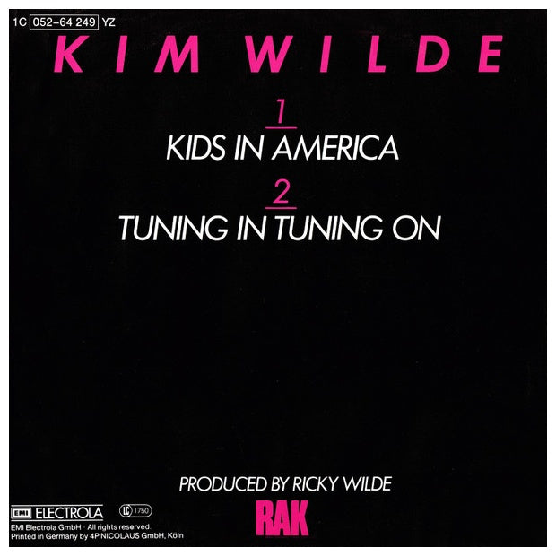 KIM WILDE - KIDS IN AMERICA | 12" MAXI SINGLE USADO