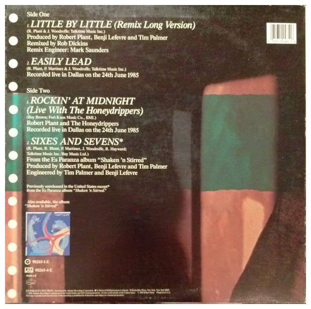 ROBERT PLANT - LITTLE BY LITTLE | 12" MAXI SINGLE USADO