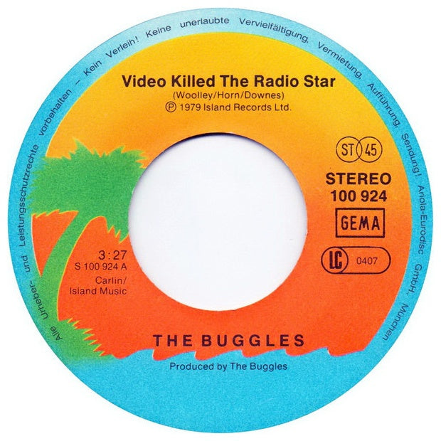 BUGGLES - VIDEO KILLED THE RADIO STAR | 7" SINGLE USADO