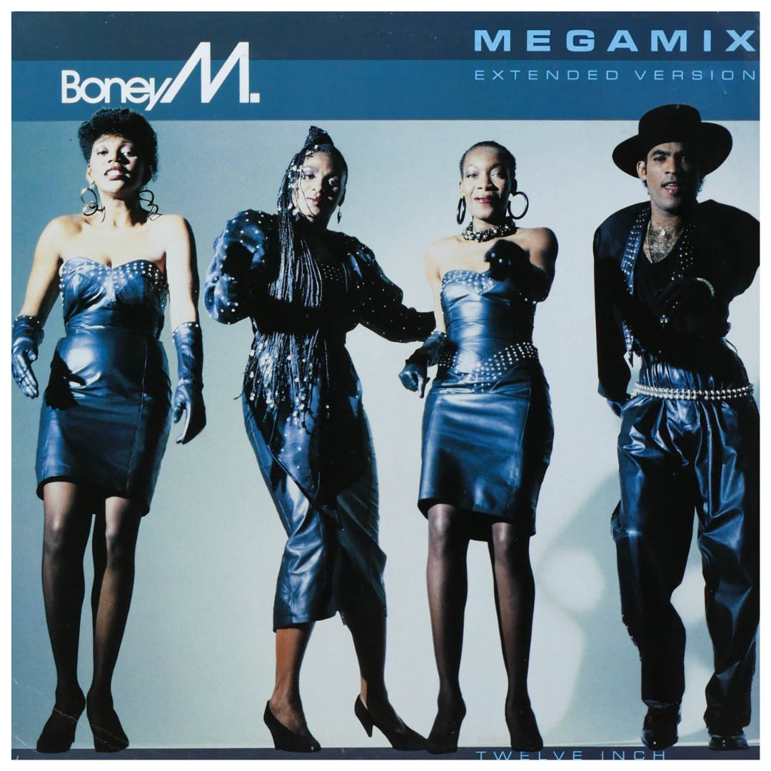 BONEY M - MEGAMIX + RASPUTIN REMIX | 12" MAXI SINGLE USADO