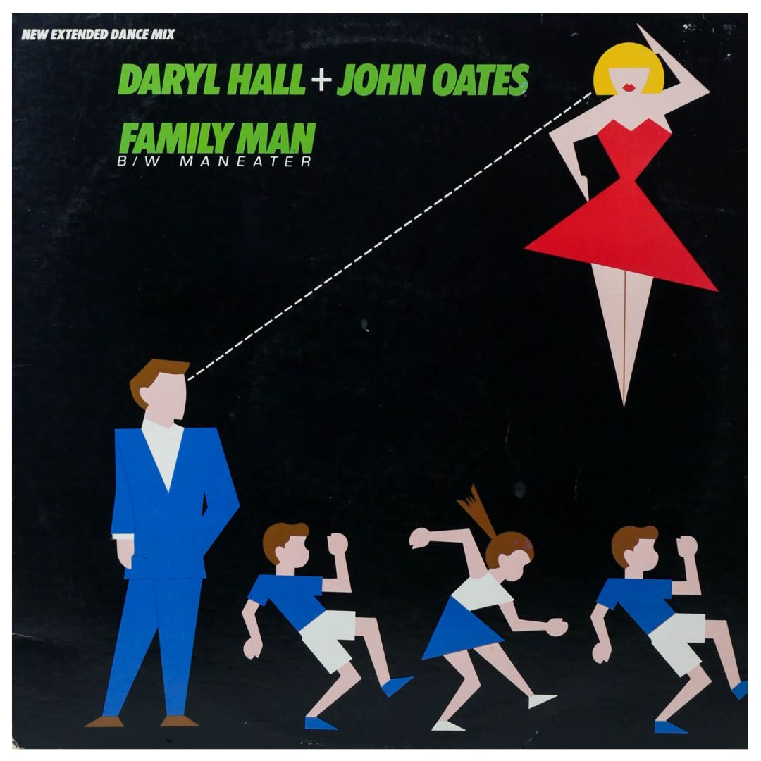 DARYL HALL AND JOHN OATES - FAMILY MAN | 12" MAXI SINGLE USADO