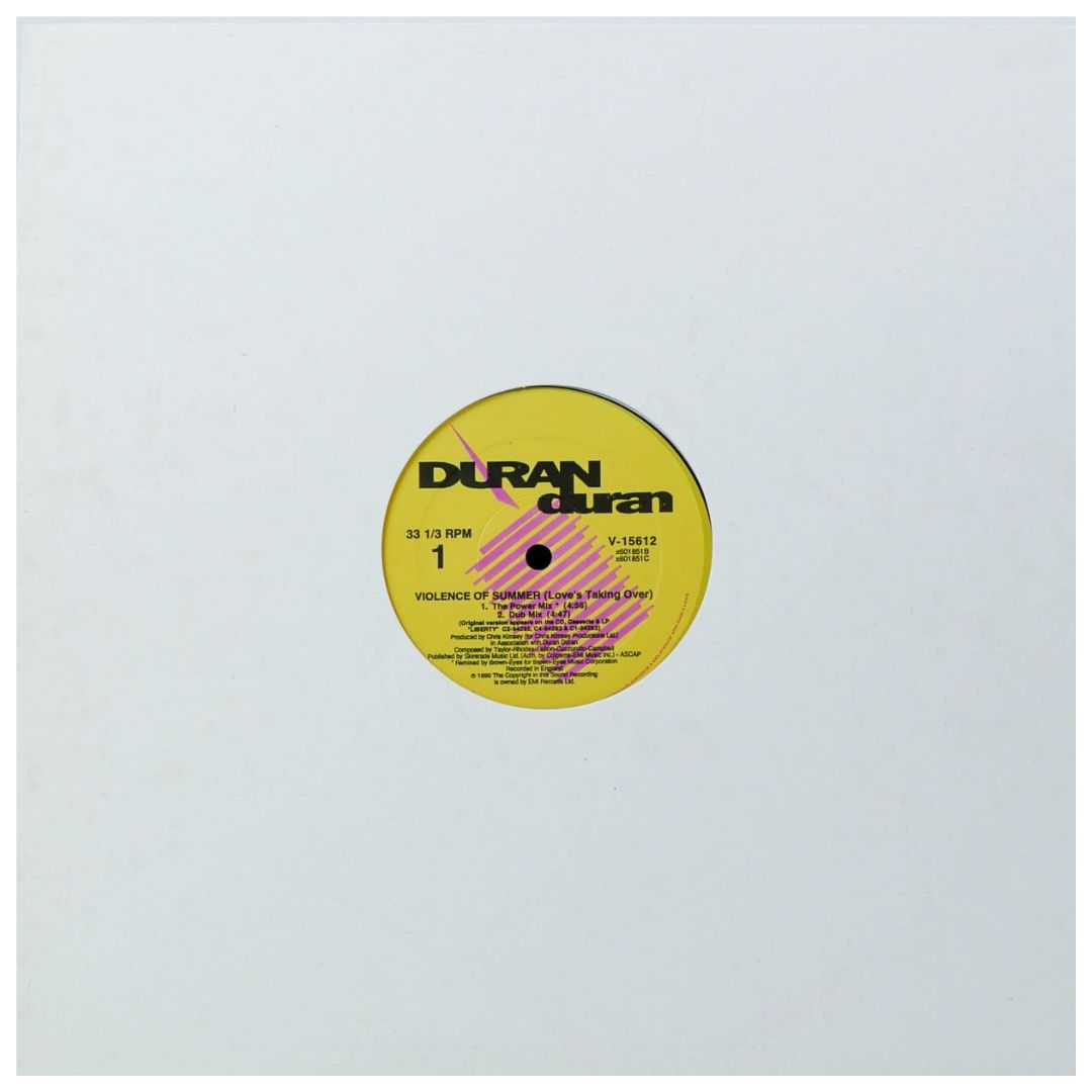 DURAN DURAN - VIOLENCE OF SUMMER | 12" MAXI SINGLE USADO