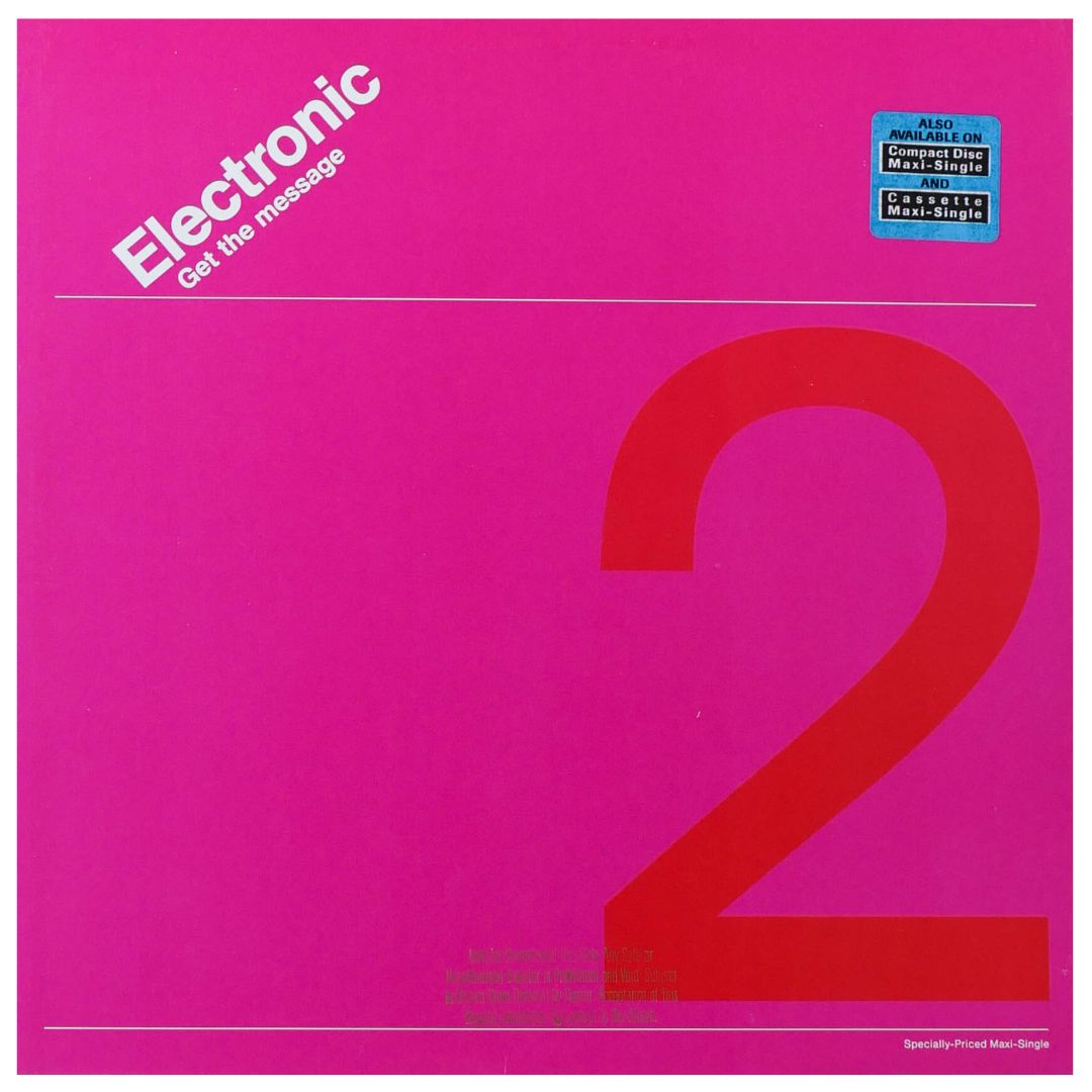 ELECTRONIC - GET THE MESSAGE | 12" MAXI SINGLE USADO