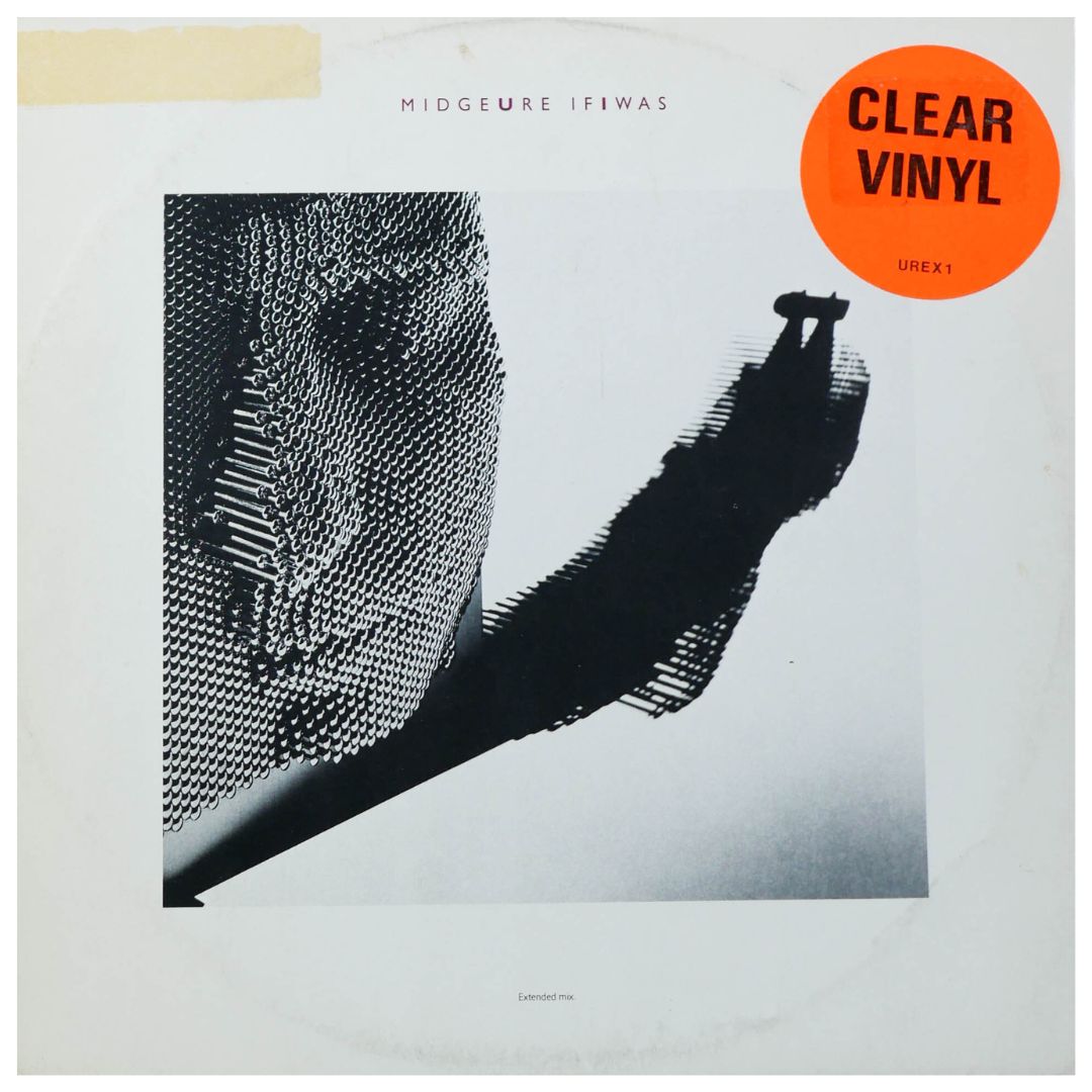 MIDGE URE - IF I WAS (CLEAR VINYL) | 12" MAXI SINGLE USADO