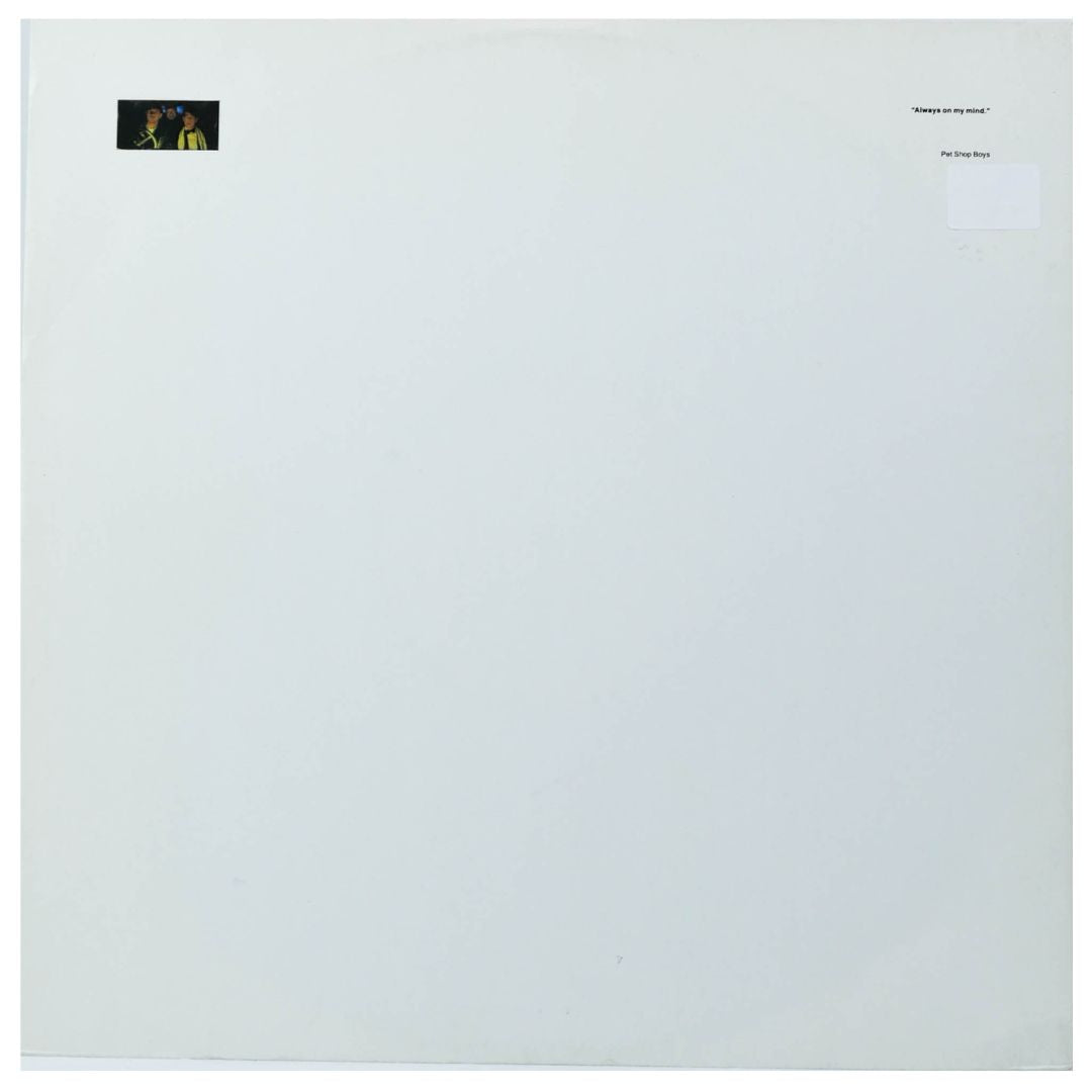 PET SHOP BOYS - ALWAYS ON MY MIND | 12" MAXI SINGLE USADO