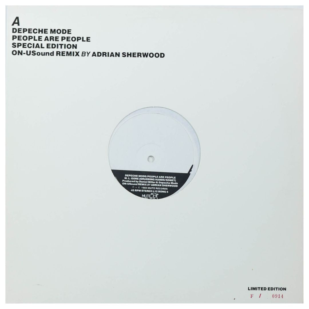 DEPECHE MODE - PEOPLE ARE PEOPLE (LTD EDITION) | 12" MAXI SINGLE USADO