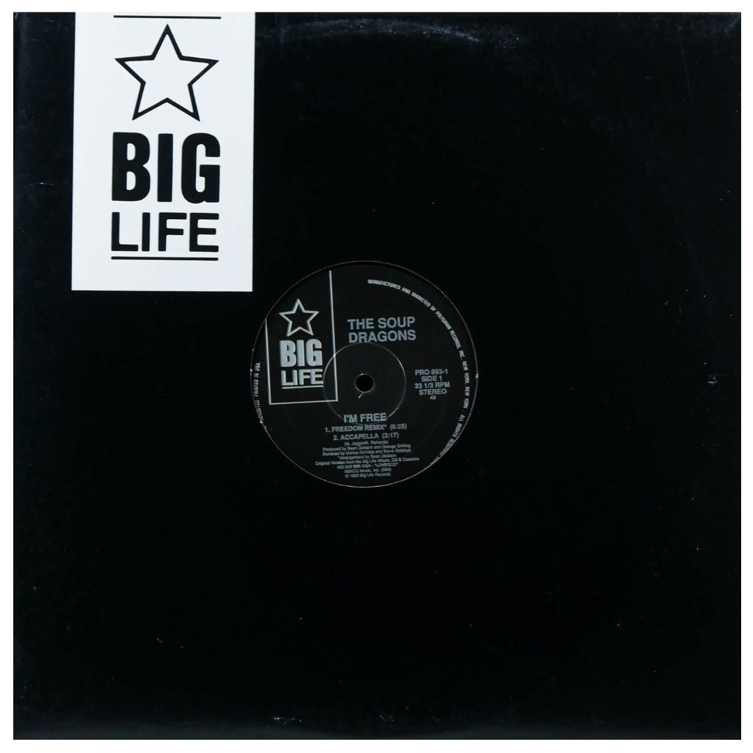 THE SOUP DRAGONS - I'M FREE | 12" MAXI SINGLE USADO
