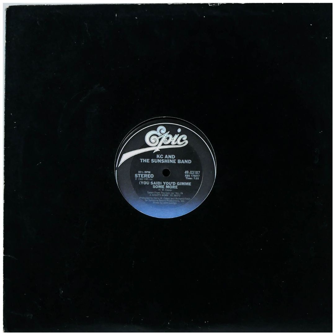 KC & THE SUNSHINE BAND - (YOU SAID) YOU"D GIMME SOME MORE | 12" MAXI SINGLE USADO