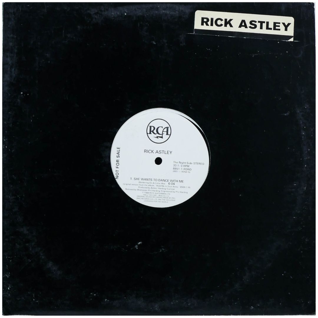 RICK ASTLEY - SHE WANTS TO DANCE WITH ME | 12" MAXI SINGLE USADO