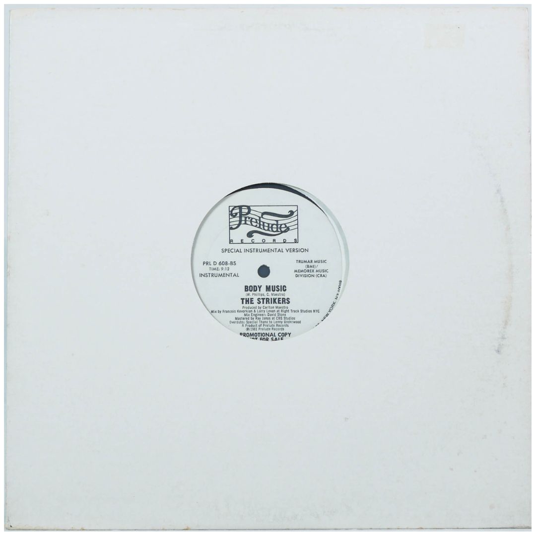 THE STRIKERS - BODY MUSIC | 12" MAXI SINGLE USADO