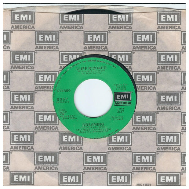 CLIFF RICHARD - DREAMING | 7" SINGLE VINILO USADO