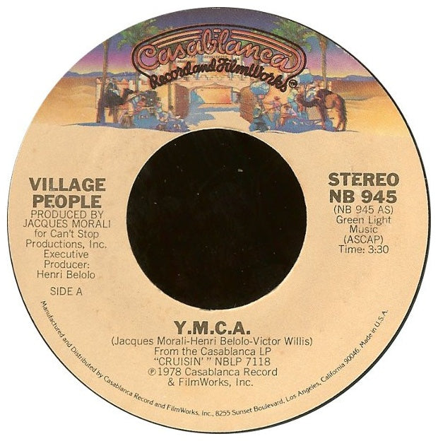 VILLAGE PEOPLE - Y.M.C.A. | 7" SINGLE VINILO USADO
