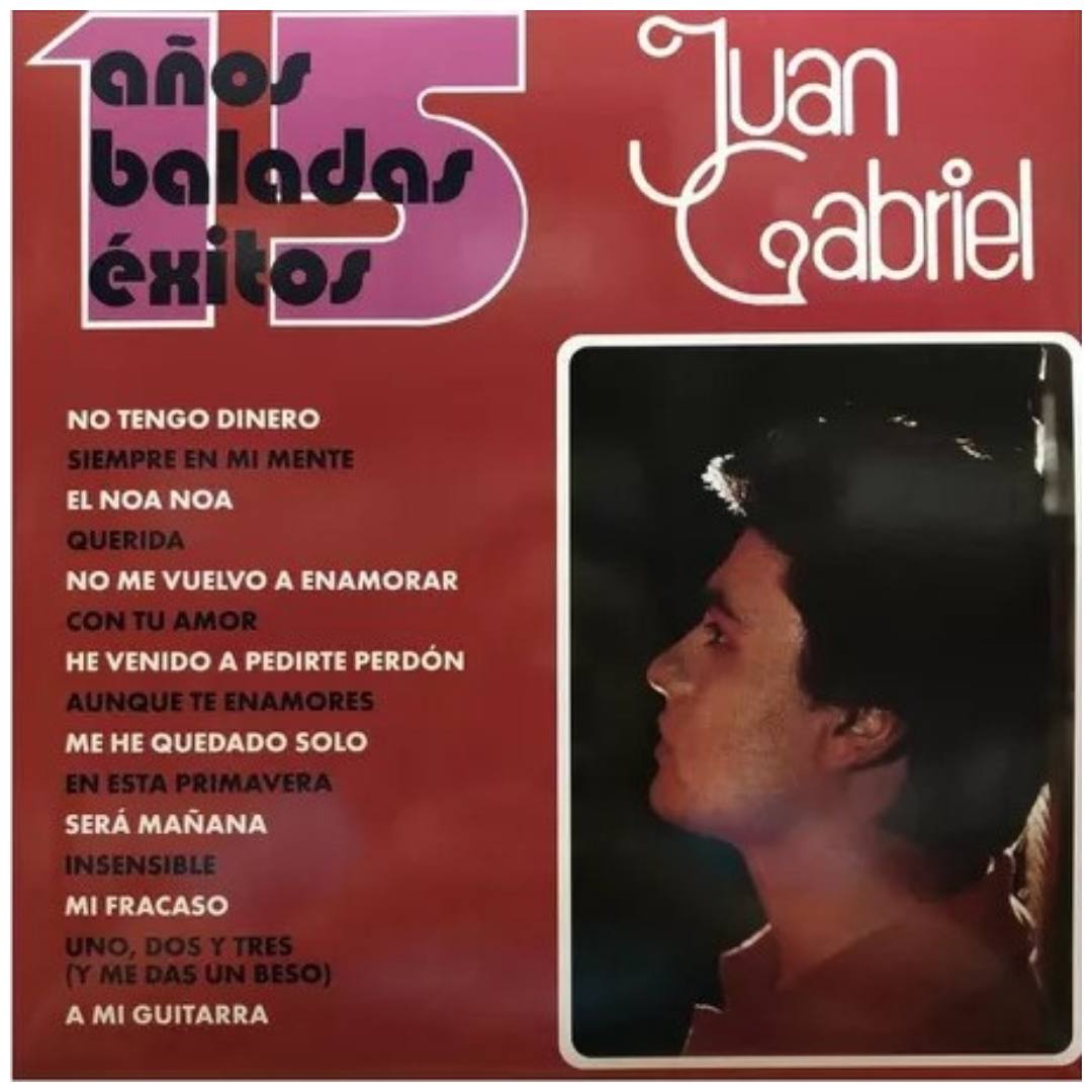 JUAN GABRIEL - 15 AÑOS DE BALADAS: EXITOS (2LP) | VINILO