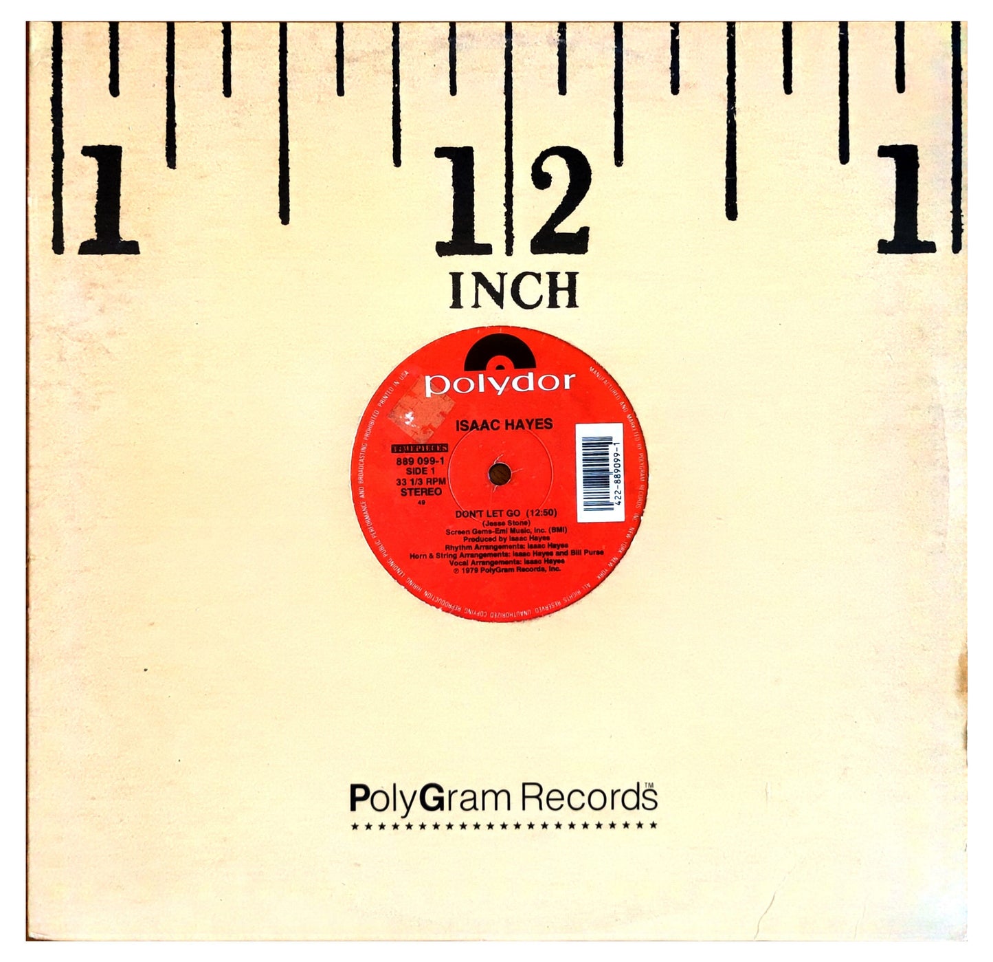 ISAAC HAYES - DON'T LET GO | 12" MAXI SINGLE USADO