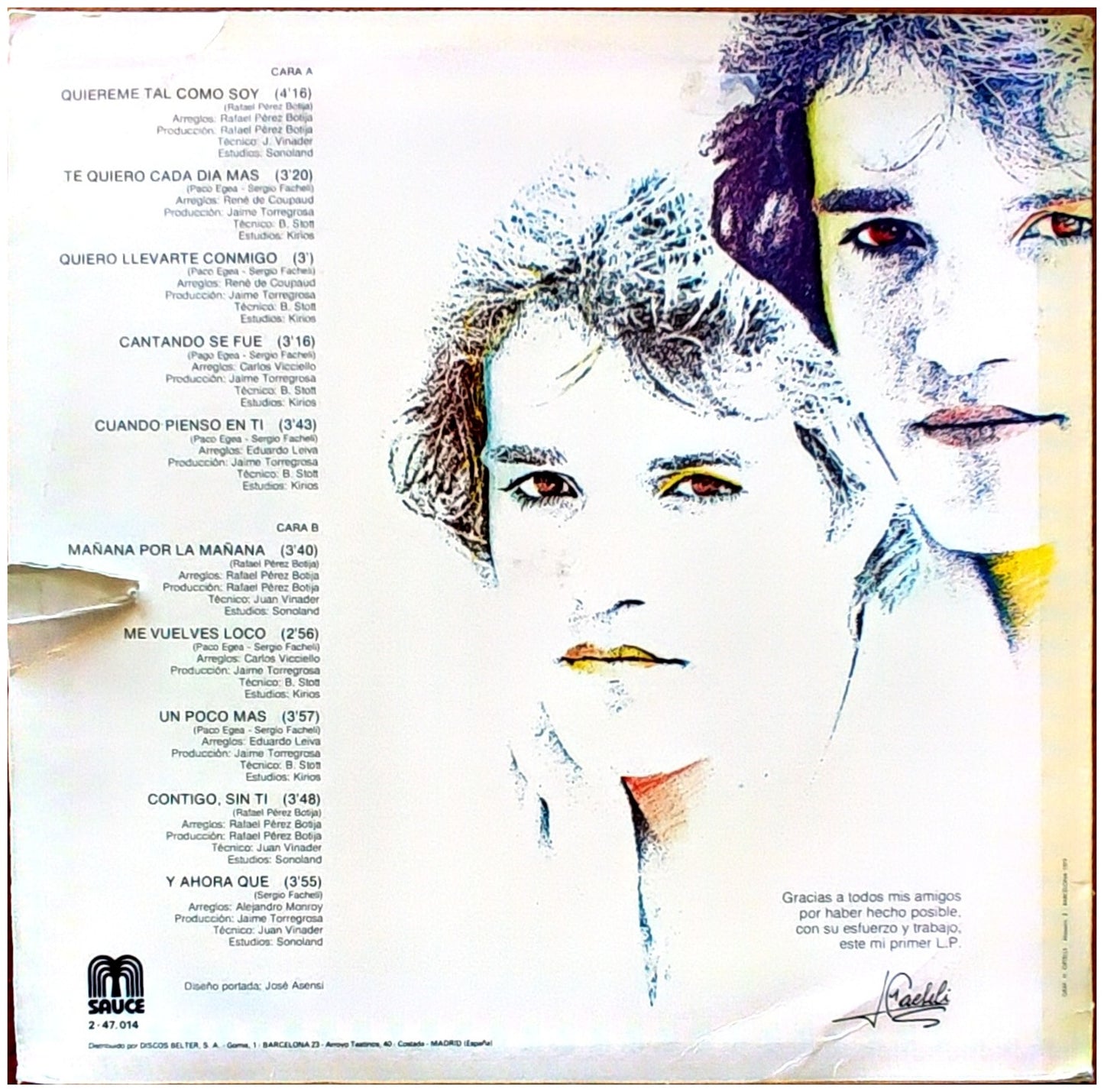 SERGIO FACHELI - ENTRE TU Y YO | VINILO USADO