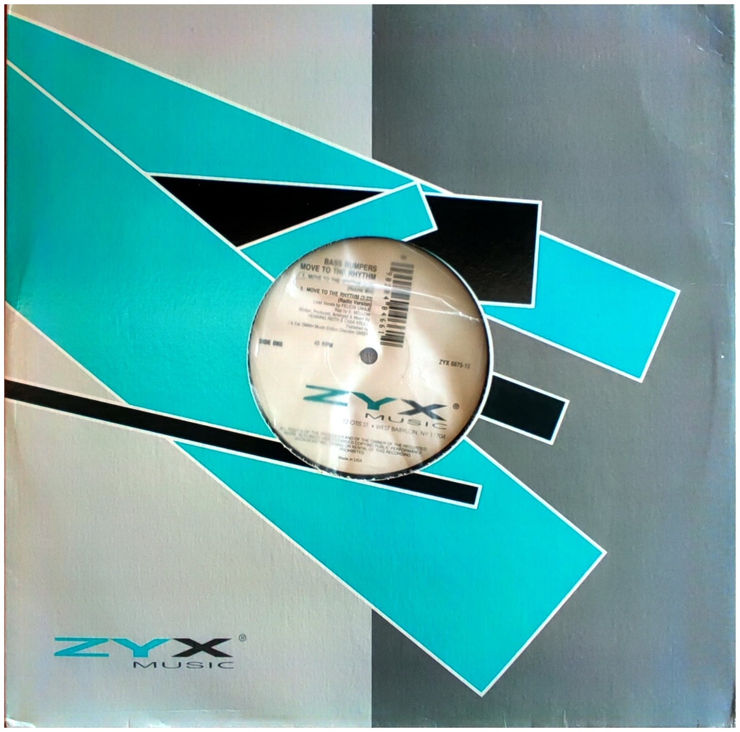 BASS BUMPERS - MOVE TO THE RHYTHN | 12" MAXI SINGLE USADO
