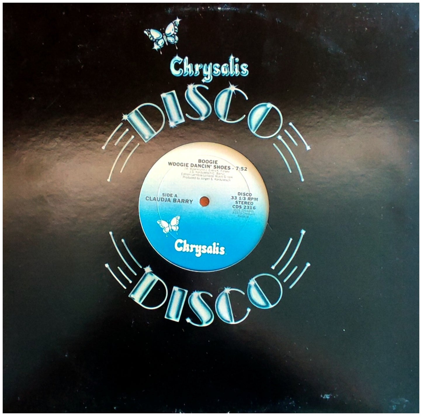 CLAUDJA BARRY - BOOGIE WOOGIE DANCIN' SHOES / LOVE OF THE HURTIN' KIND | 12" MAXI SINGLE USADO
