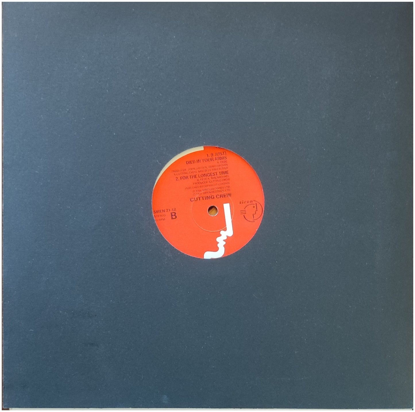 CUTTING CREW - (I JUST) DIED IN YOUR ARMS | 12" MAXI SINGLE USADO