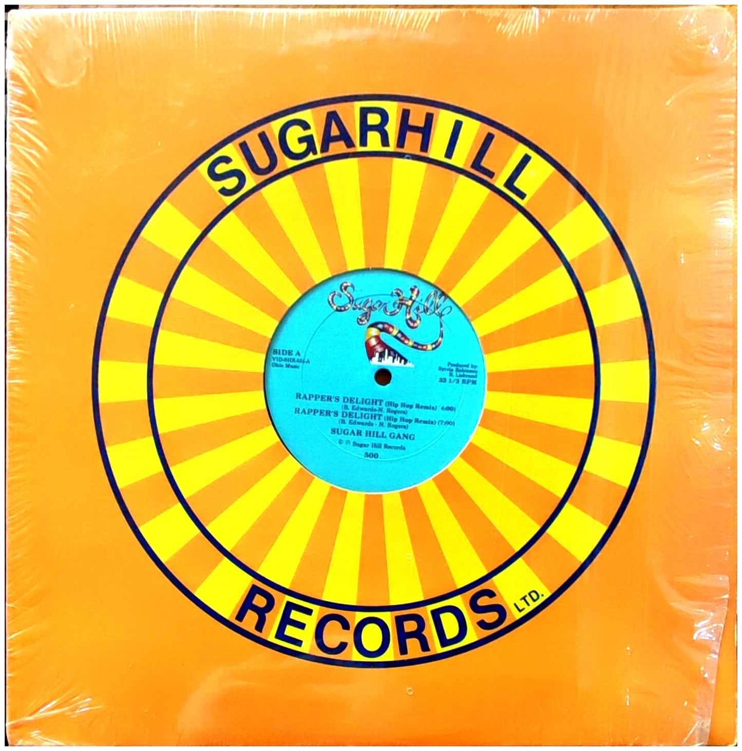 Sugar Hill Gang – Rapper's Delight (Hip Hop Remix) | 12" MAXI SINGLE USADO