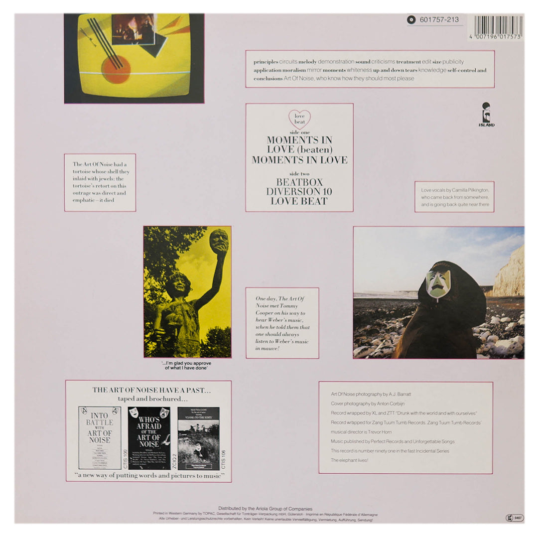 ART OF NOISE - MOMENTS IN LOVE | 12" MAXI SINGLE USADO
