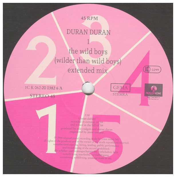 DURAN DURAN - THE WILD BOYS | 12" MAXI SINGLE USADO