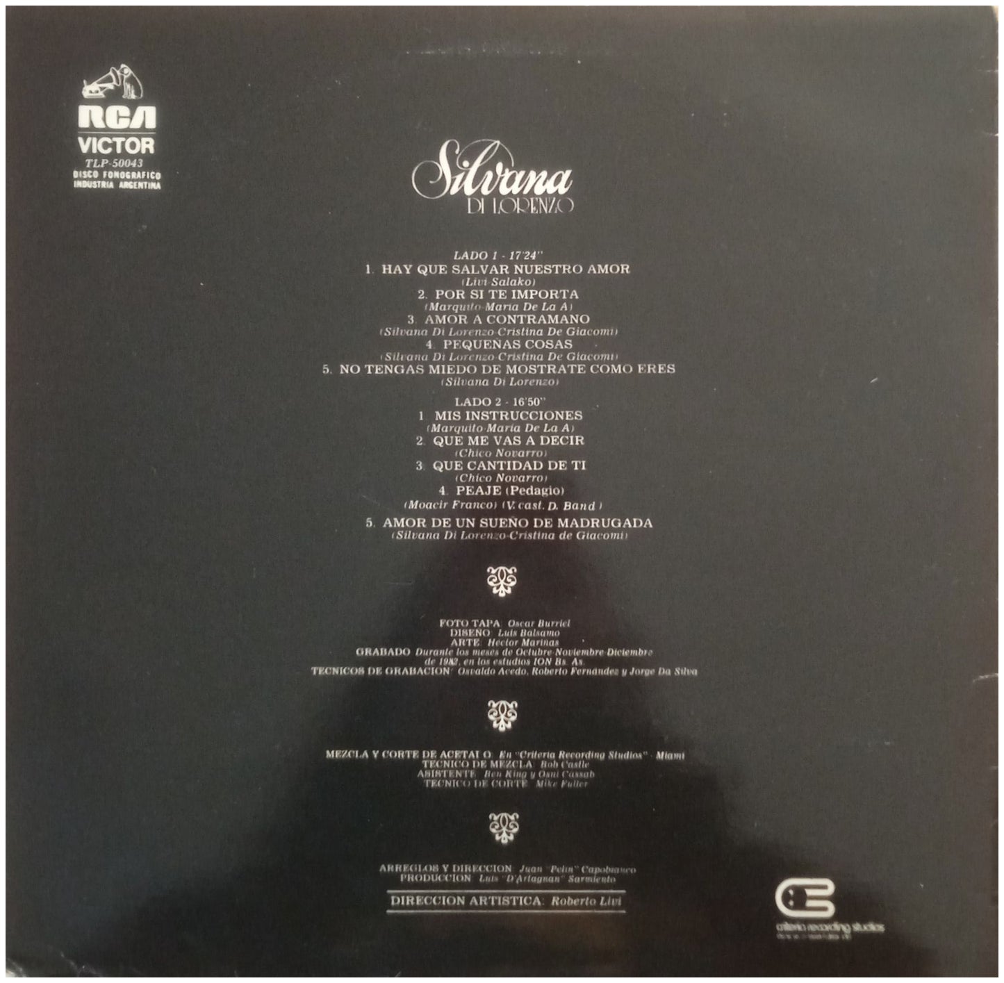 SILVANA DI LORENZO - SILVANA DI LORENZO | VINILO USADO