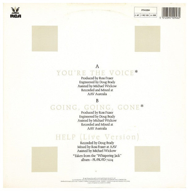 JOHN FARNHAM - YOU'RE THE VOICE | 12" MAXI SINGLE VINILO USADO