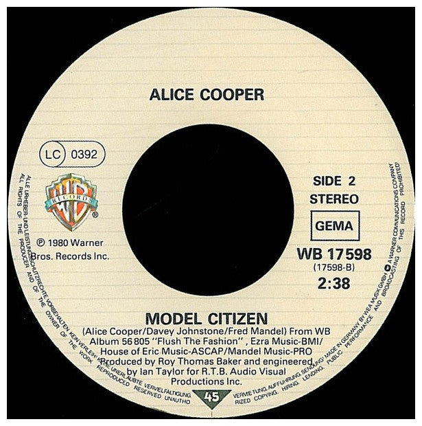 ALICE COOPER - CLONES (WE'RE ALL) | 7" SINGLE USADO