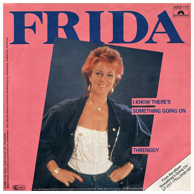 FRIDA - I KNOW THERE'S SOMETHING GOING ON | 7" SINGLE USADO