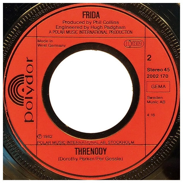 FRIDA - I KNOW THERE'S SOMETHING GOING ON | 7" SINGLE USADO