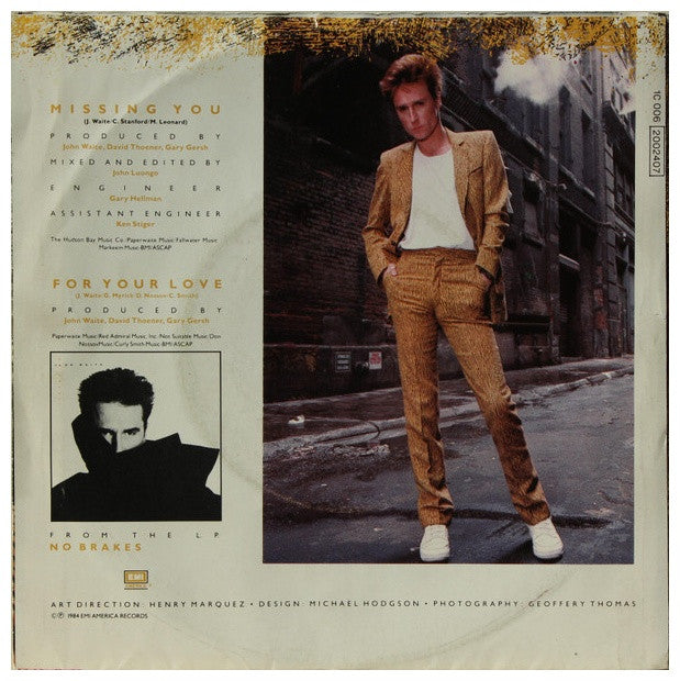 JOHN WAITE - MISSING YOU | 7" SINGLE USADO