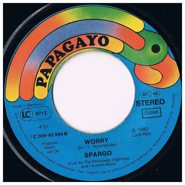 SPARGO - YOU AND ME | 7" SINGLE USADO