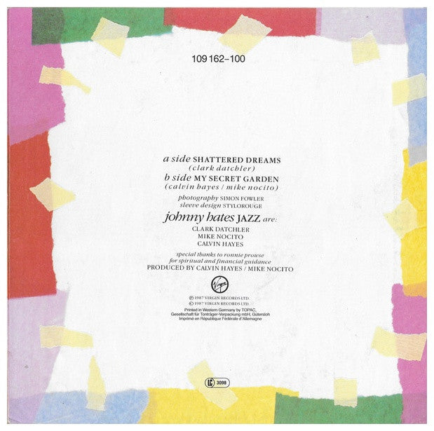 JOHNNY HATES JAZZ - SHATTERED DREAMS | 7" SINGLE USADO