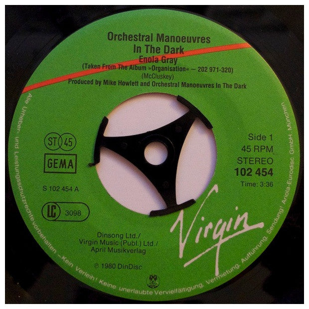 ORCHESTRAL MANOEUVRES IN THE DARK - ENOLA GAY | 7" SINGLE USADO
