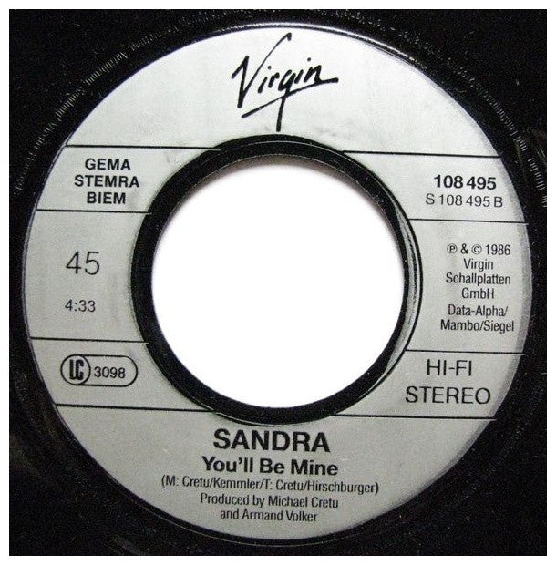 SANDRA - HI! HI! HI! | 7" SINGLE USADO