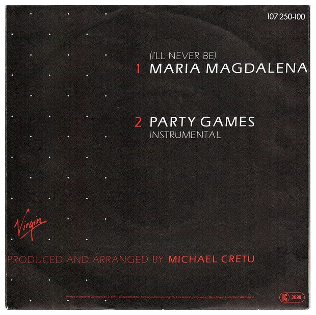 SANDRA - (I'LL NEVER BE) MARIA MAGDALENA | 7" SINGLE USADO