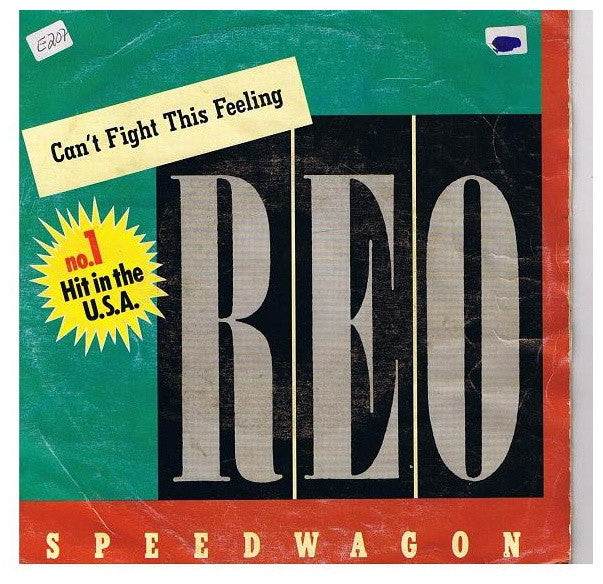 REO SPEEDWAGON - CAN'T FIGHT THIS FEELING | 7" SINGLE USADO