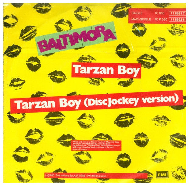 BALTIMORA - TARZAN BOY | 7" SINGLE USADO