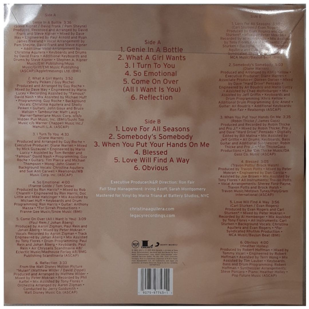 CHISTINA AGUILERA - CHRISTINA AGUILERA (PICTURE DISC) | VINILO