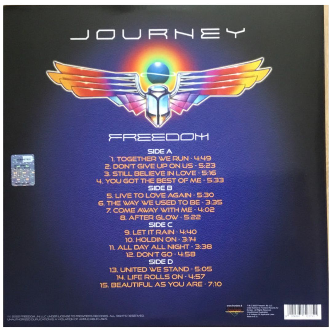JOURNEY - FREEDOM (2LP) | VINILO
