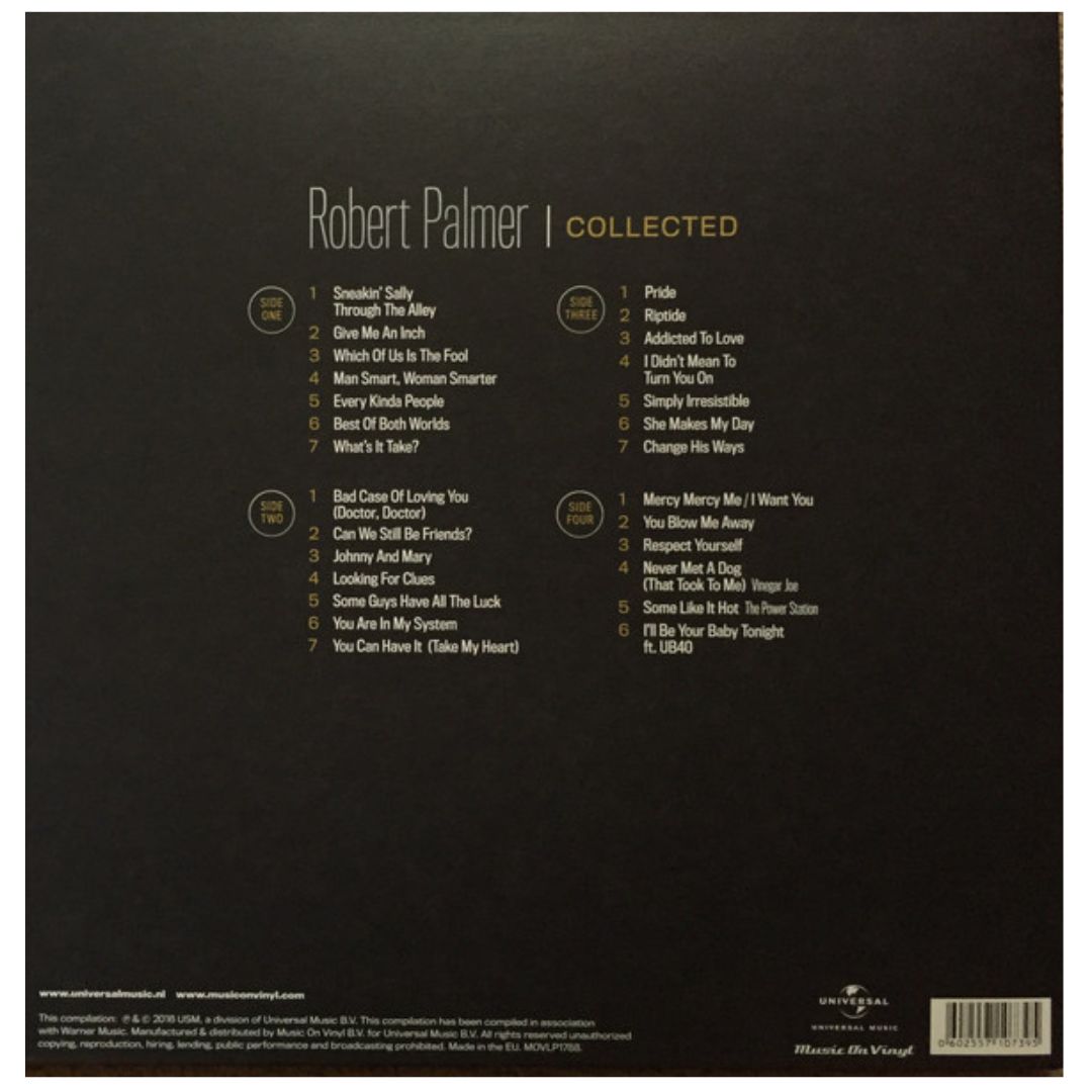 ROBERT PALMER - COLLECTED (2LP) | VINILO