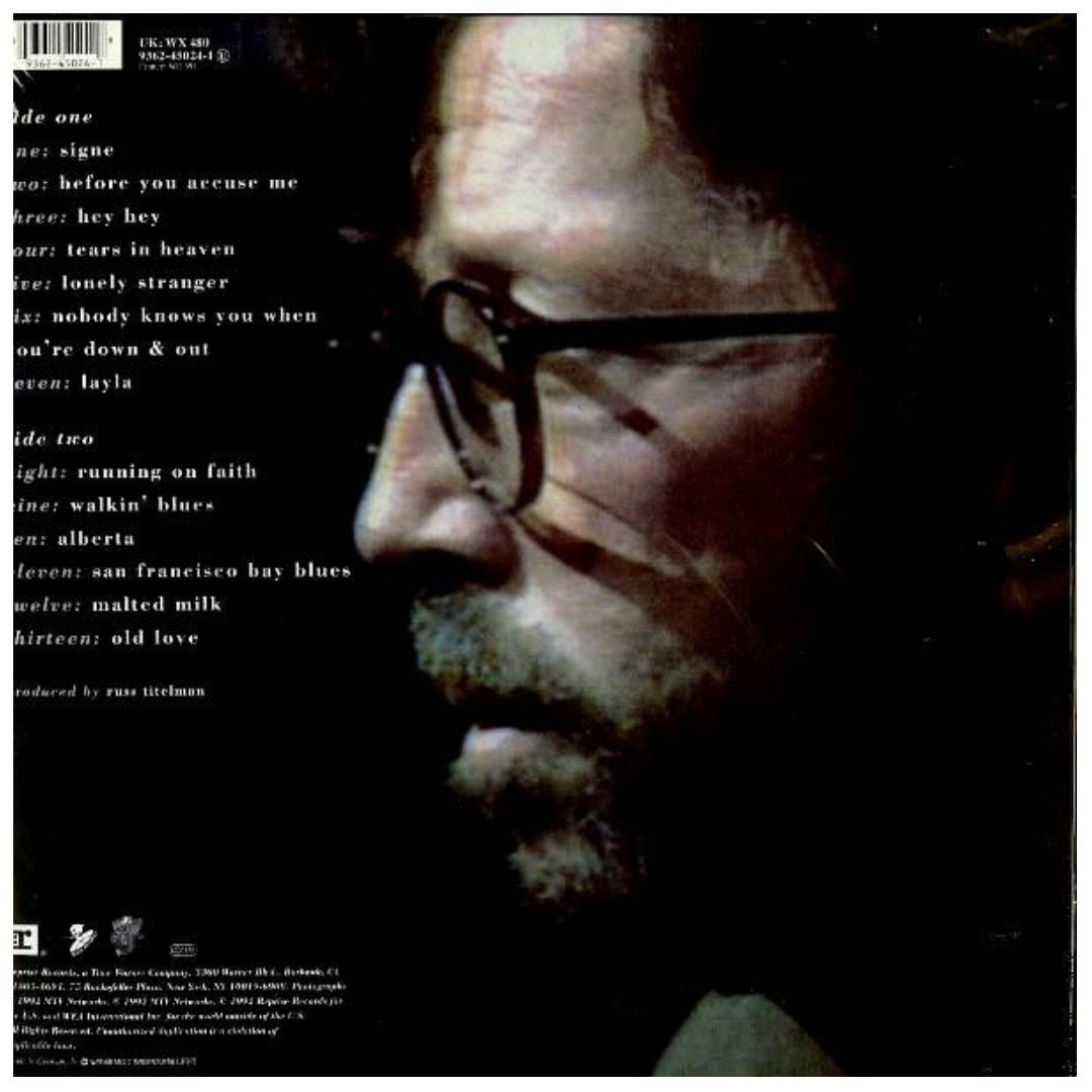 ERIC CLAPTON - UNPLUGGED | VINILO