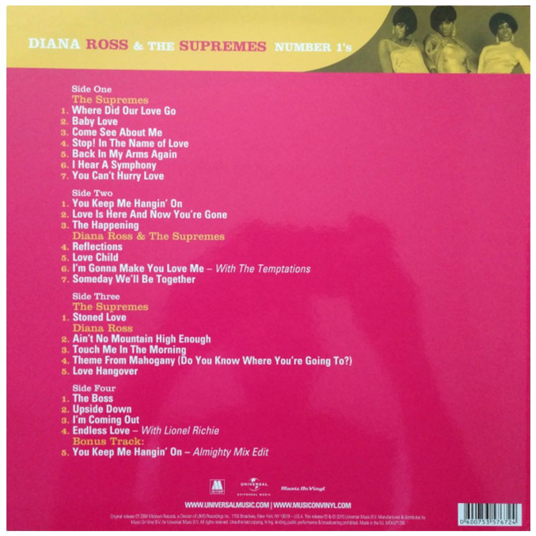 DIANA ROSS AND THE SUPREMES - 1S NUMBER ONE (2LP) | VINILO