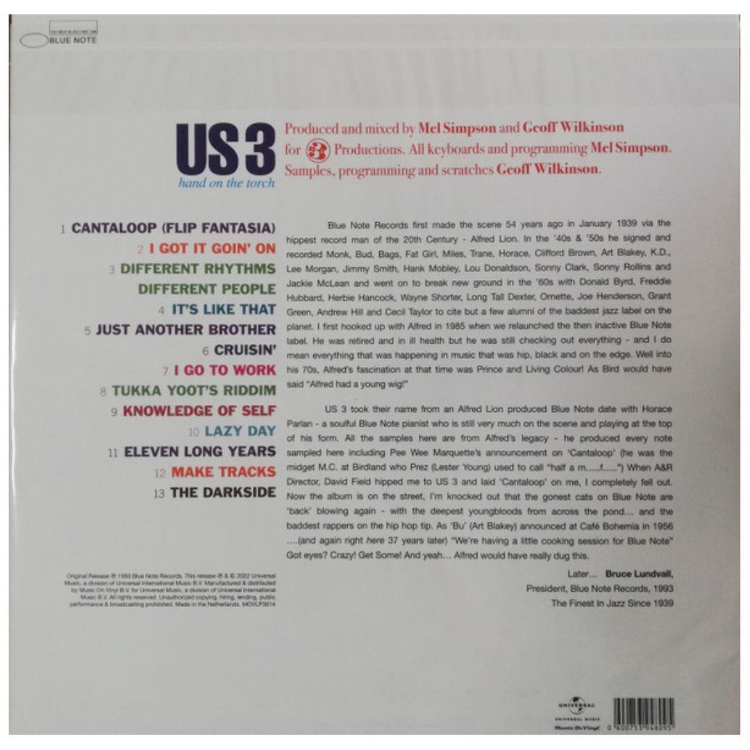 US3 - HAND ON THE TORCH | VINILO