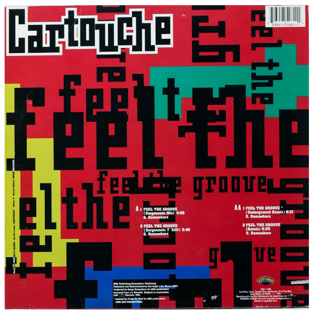 CARTOUCHE - FEEL THE GROOVE | 12" MAXI SINGLE USADO