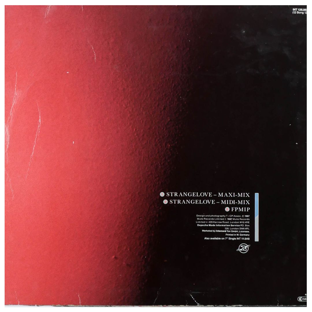 DEPECHE MODE - STRANGELOVE | 12" MAXI SINGLE USADO