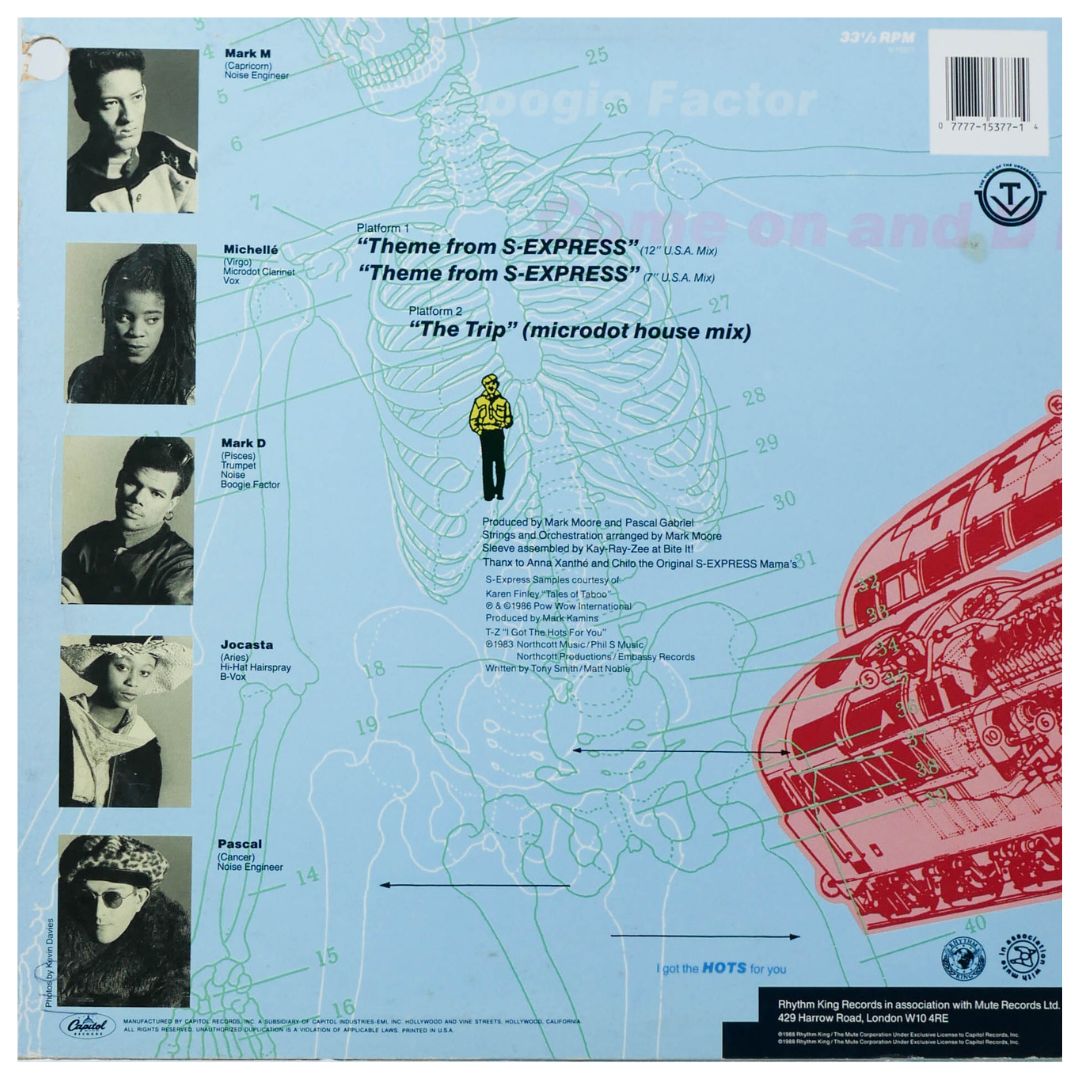 S-EXPRESS - THEME FROM S-EXPRESS | 12" MAXI SINGLE USADO